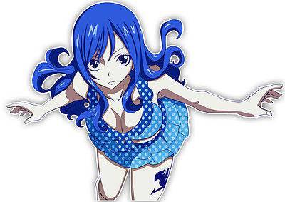 Fairy Tail Juvia Lockser Anime JDM Anime Car Window Decal Sticker 018 | Anime Stickery Online