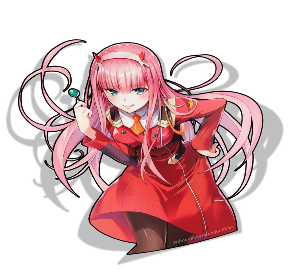 Zero Two | Darling in the Franxx | Anime Stickers for Cars | Anime Stickery Online