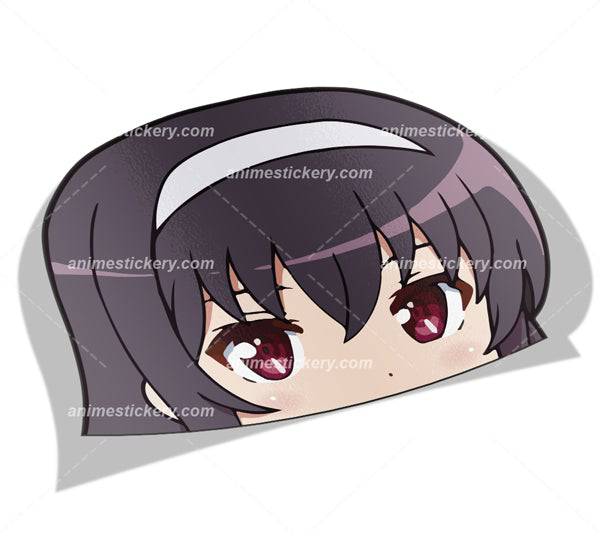 Kasumigaoka Utaha | Saekano: How to Raise a Boring Girlfriend | Peeker Anime Vinyl Stickers for Cars NEW | Anime Stickery Online