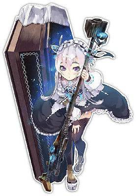 Chaika The Coffin Princess Anime Car Decal Sticker 002 - Anime Stickery Online