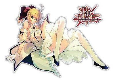 Fate/stay night Saber Lily Anime Car JDM Decal Sticker 020 | Anime Stickery Online