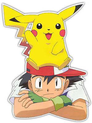 Pokemon Pikachu & Ash Anime Car Window Decal Sticker 014 Anime Stickery  Online