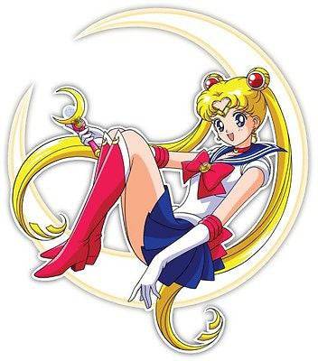 Sailor Moon Usagi Tsukino Anime Car Window Decal Sticker 007 | Anime Stickery Online