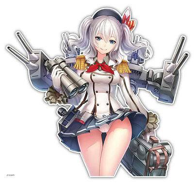 Kantai Collection Kancolle Anime Car Window Decal Sticker 042, Anime Graphics Vinyl Stickers Decals Wrap For Cars Bumper, Anime Stickery, Anime Stickery Online