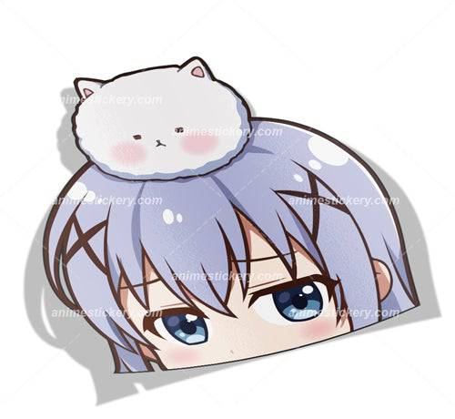 Chino Kafū | Is the Order a Rabbit? | Peeker Anime Stickers for Cars NEW | Anime Stickery Online