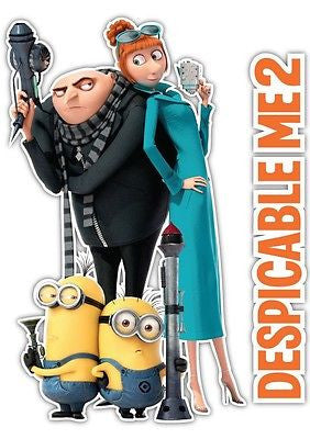 Despicable Me Anime Car Window Bike Decal Sticker 002 | Anime Stickery Online