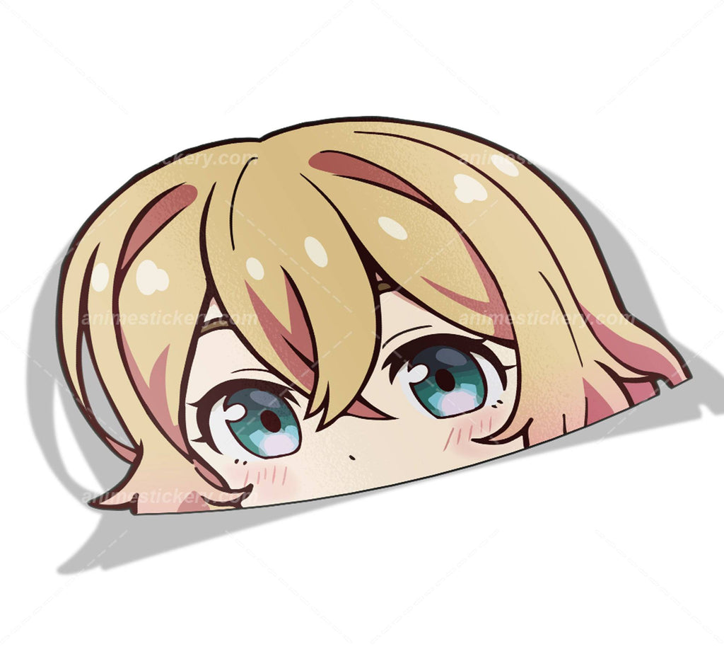 Mami Nanami | Rent A Girlfriend | Peeker Anime Stickers for Cars NEW | Anime Stickery Online
