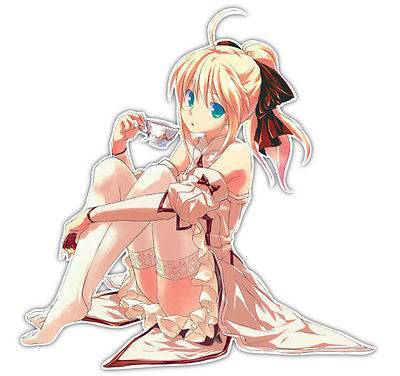 Fate/stay night Saber Lily Anime Car Decal Sticker 004 | Anime Stickery Online