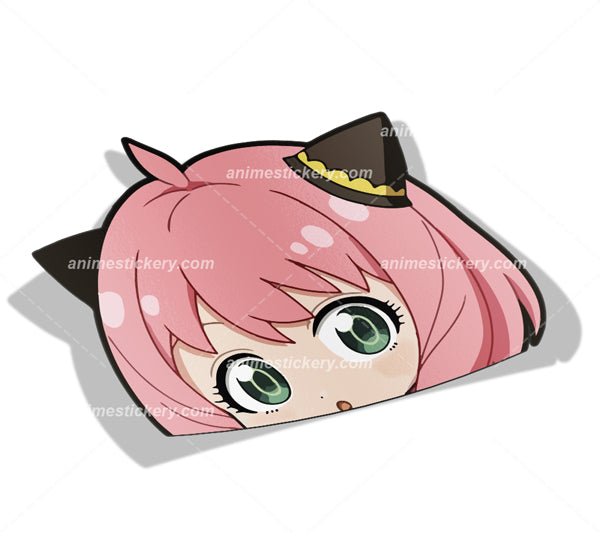 Anya Forger | Spy x Family | Peeker Anime Stickers for Cars NEW - Anime Stickery Online