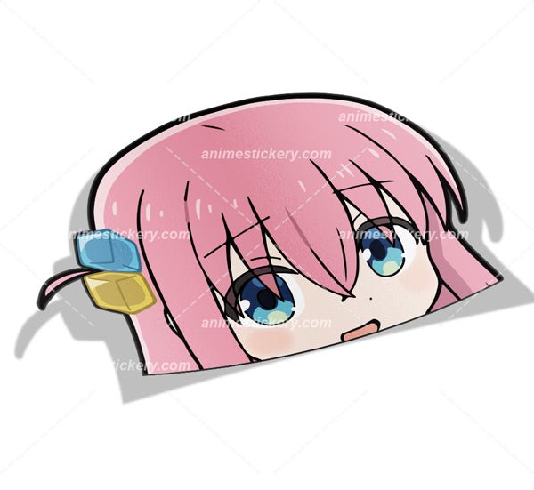 Bocchi the Rock! Hitori Gotoh | Peeker Anime Stickers for Cars NEW - Anime Stickery Online
