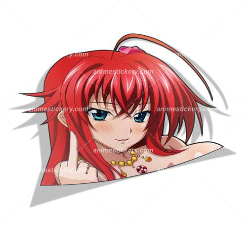 Rias Gremory | High School DxD | Peeker Anime Stickers for Cars NEW | Anime Stickery Online