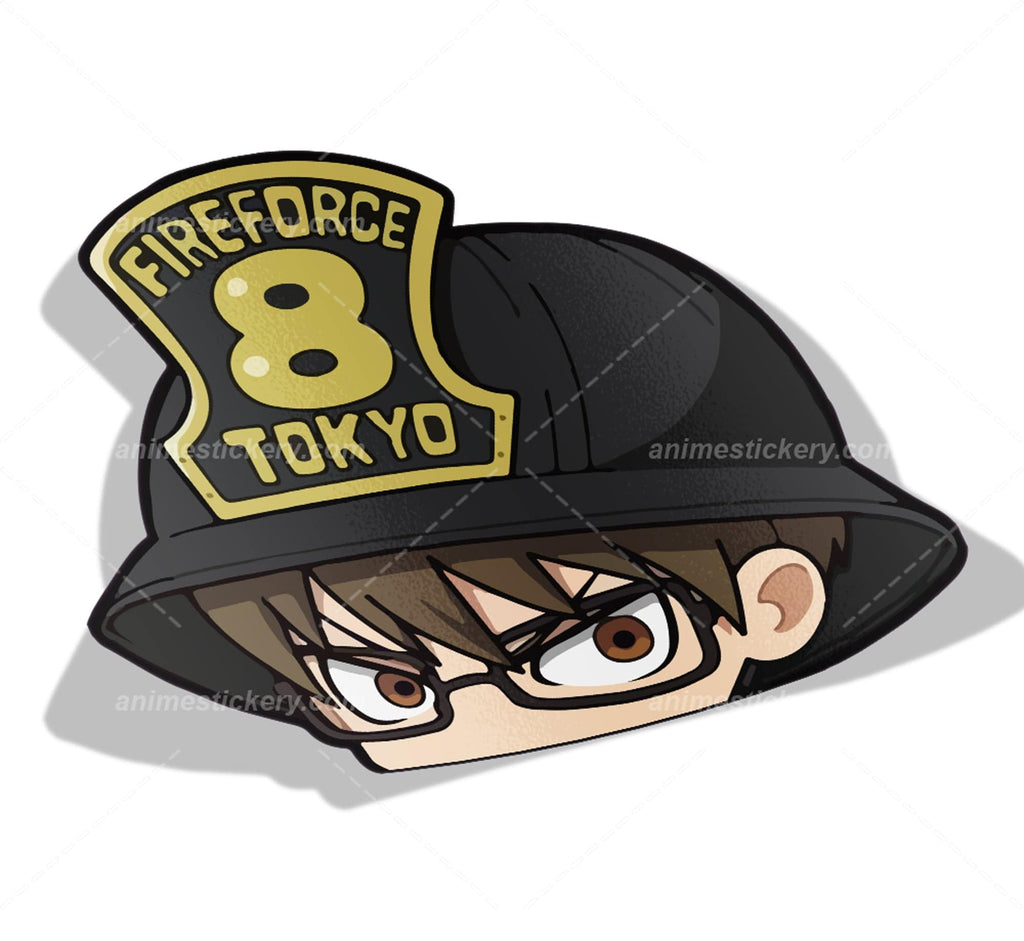 Takehisa Hinawa | Fire Force | Peeker Anime Vinyl Stickers NEW | Anime Stickery Online