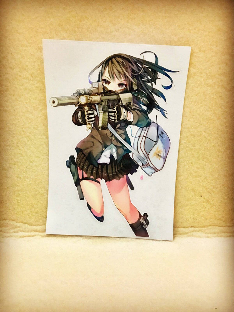 Girls und Panzer Anime JDM Car Window Decal Sticker 007 | Anime Stickery Online