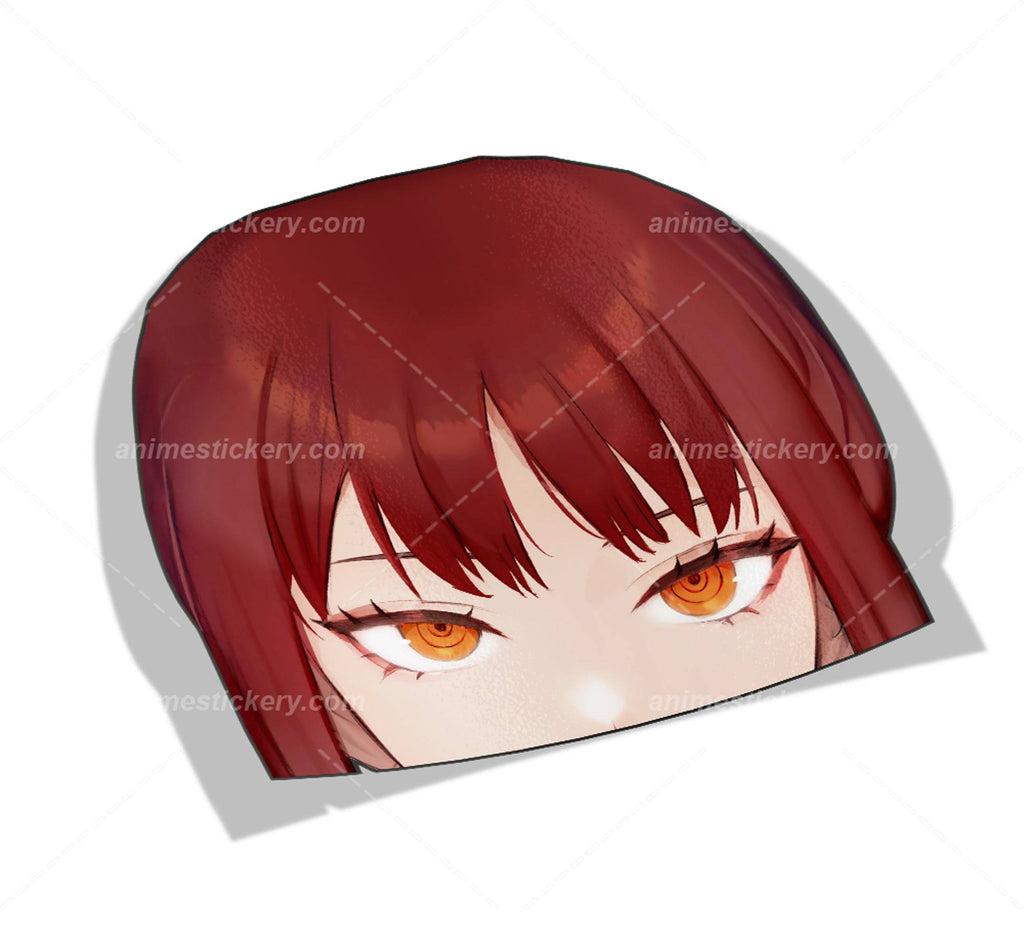 Makima | Chainsaw Man | Peeker Anime Stickers for Cars NEW | Anime Stickery Online