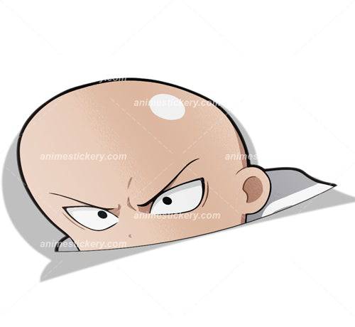 Saitama | One Punch Man | Peeker Anime Stickers for Cars NEW | Anime Stickery Online