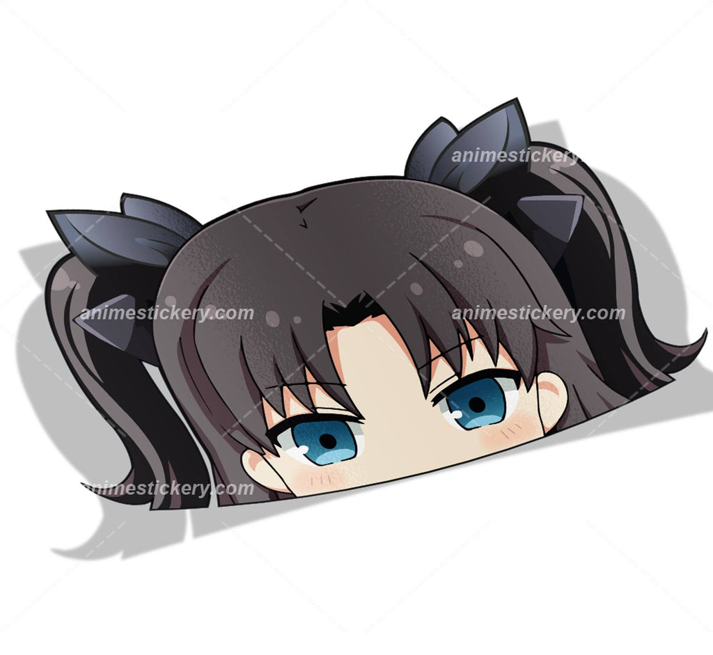 Rin Tohsaka | Fate Stay Night | Peeker Anime Stickers for Cars NEW | Anime Stickery Online
