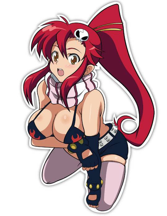 Yoko Littner Tengen Toppa Gurren Lagann Anime JDM Decal Sticker 003 | Anime Stickery Online