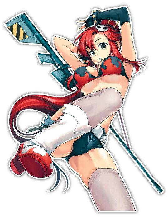 Yoko Littner Tengen Toppa Gurren Lagann Anime JDM Decal Sticker 005 | Anime Stickery Online