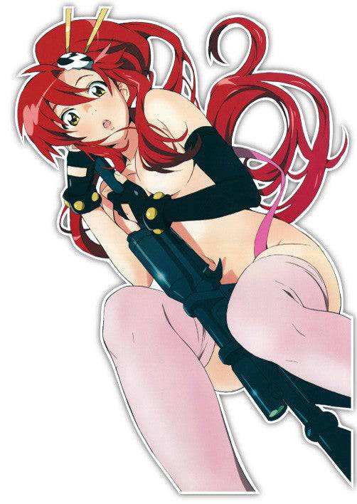 Yoko Littner Tengen Toppa Gurren Lagann Anime JDM Decal Sticker 007 | Anime Stickery Online